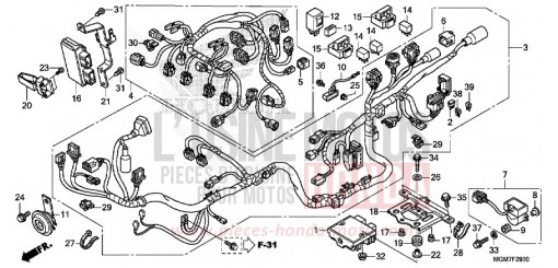 FAISCEAU DES FILS CB600FD de 2013
